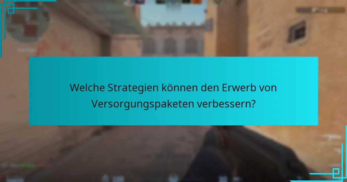 Welche Strategien können den Erwerb von Versorgungspaketen verbessern?