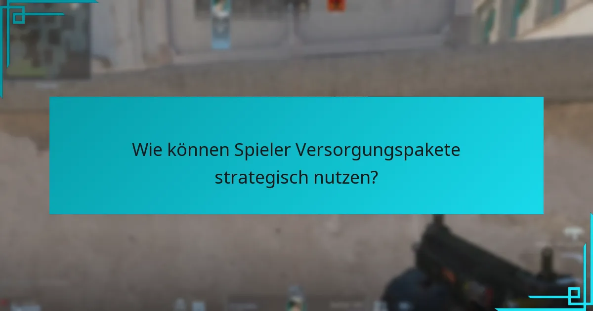 Wie vergleicht sich die Frequenz der Versorgungspaketabwürfe mit anderen Spielen?